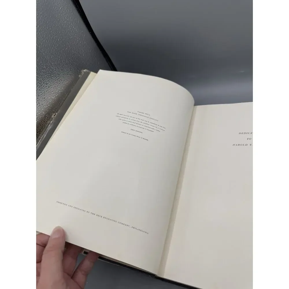 Footprints of Assurance Alwin E Bulau 1953 Macmillan Insurance History HC